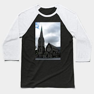 Christchurch, New Zealand Cathedral Baseball T-Shirt